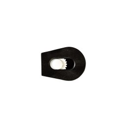 Зажим для шнура 4 мм KL цвет Чёрный + Белый (поштучно)  в Батайске