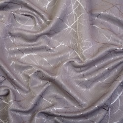 Ткань Блэкаут для штор светозатемняющая 75% (Ширина 280см) &quot;Ледовое тиснение цвет Серый&quot; (на отрез) в Батайске