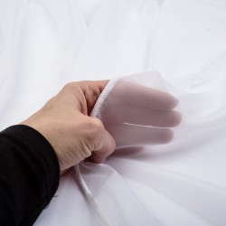 Ткань Тюль &quot;Вуаль&quot; Белая (Ширина-2,8м), на отрез в Батайске