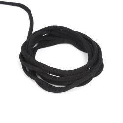 Шнур для одежды 4,5 мм, цвет Чёрный (на отрез)  в Батайске