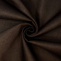 Ткань Рогожка (мебельная) (Ширина 140см), цвет Тёмно-Коричневый (на отрез) в Батайске