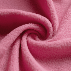 Флис Односторонний 130 гр/м2, цвет Розовый (на отрез)  в Батайске