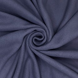 Ткань Флис Односторонний 130 гр/м2 (Ширина 150см), цвет Темно-серый (на отрез) в Батайске