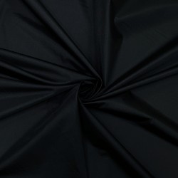 Ткань Дюспо 240Т  WR PU Milky (Ширина 150см), цвет Черный (на отрез) в Батайске