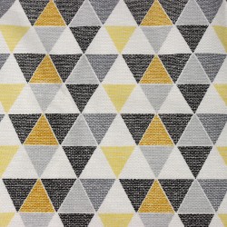 Интерьерная ткань Дак (DUCK) (ширина 1,8м), принт &quot;Малые Треугольники&quot; (на отрез) в Батайске