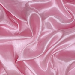 Ткань Атлас-сатин, цвет Розовый (на отрез)  в Батайске