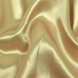 Ткань Атлас-сатин ЛЮКС, цвет Золотой (на отрез)  в Батайске