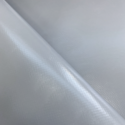 Ткань ПВХ 450 гр/м2 (Ширина 1,6м), цвет Серый (на отрез) в Батайске