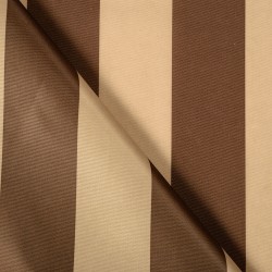 Ткань Oxford 300D PU (Ширина 1,48м), Бежево-Коричневая полоса (на отрез) в Батайске