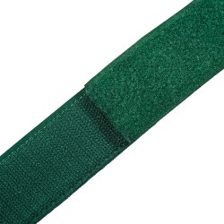 Контактная лента 40мм (38мм)  Зелёный (велькро-липучка, на отрез)  в Батайске
