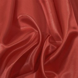 Ткань Атлас-сатин, цвет Красный (на отрез)  в Батайске