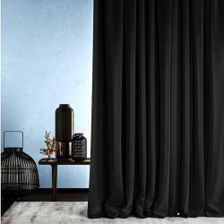 Штора для дома (В-260*Ш-200) Чёрный, (ткань Блэкаут 95%)  в Батайске